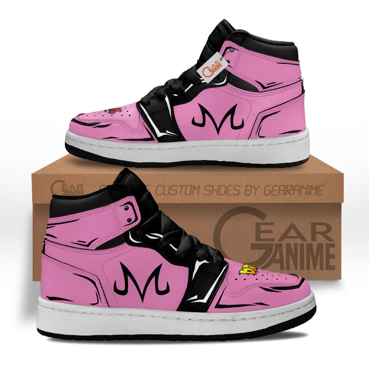 Majin Buu Symbol Kids Sneakers Custom Anime Kids Shoes MV0901 Gear Anime