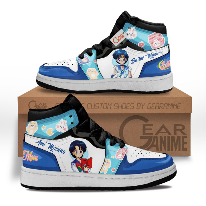 Sailor Mercury Anime Kids Sneakers Custom Kids Shoes MV0901 Gear Anime