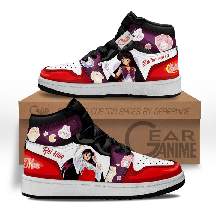 Sailor Mars Anime Kids Sneakers Custom Kids Shoes MV0901 Gear Anime