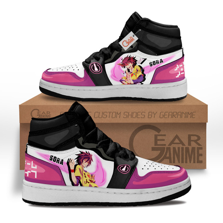 Sora Anime Kids Sneakers Custom Shoes MV3001 Gear Anime