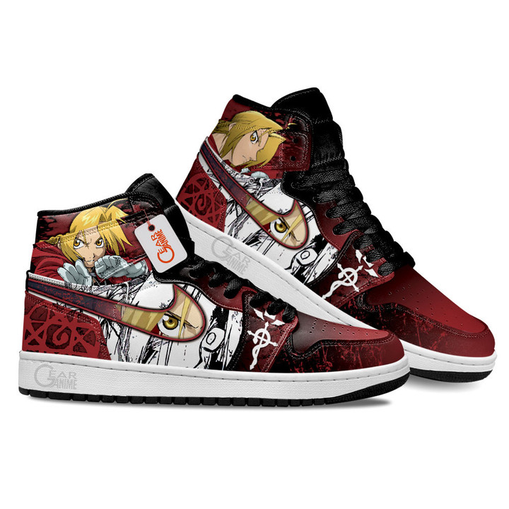 Edward Elric Anime Shoes Custom Sneakers MN2102 Gear Anime
