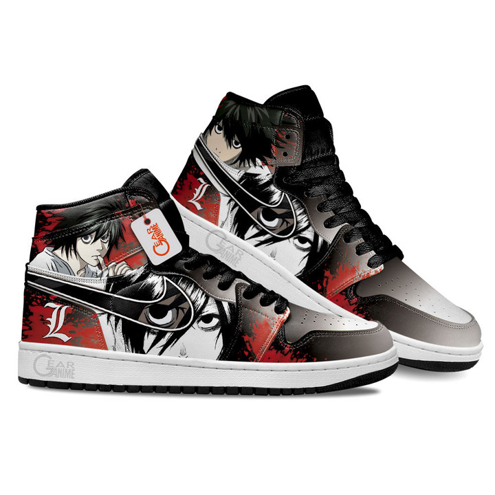 L Lawliet Anime Shoes Custom Sneakers MN2102 Gear Anime