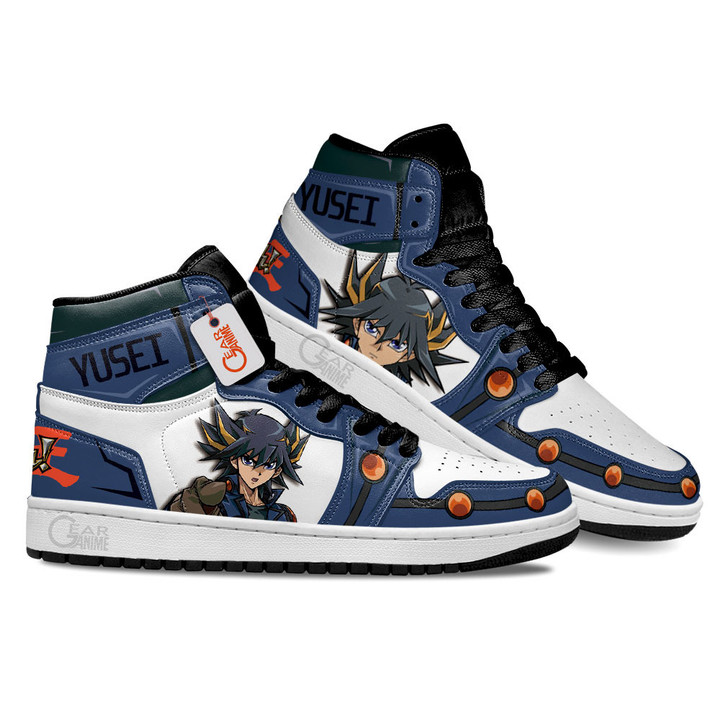Yusei Fudo Anime Shoes Custom Sneakers MN2102 Gear Anime