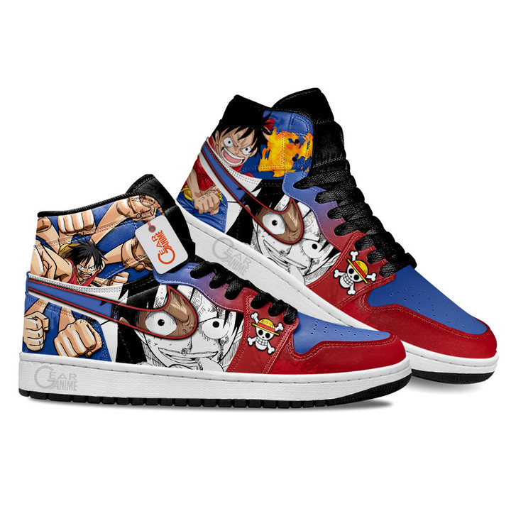Luffy Anime Shoes Custom Sneakers MN2102 Gear Anime