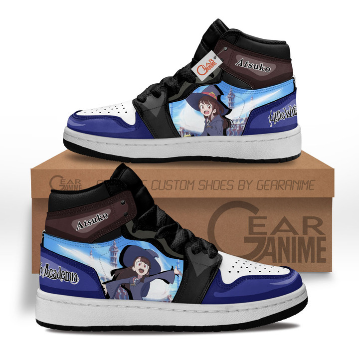 Atsuko Kagari Kids Sneakers Anime Custom Shoes MV2702 Gear Anime