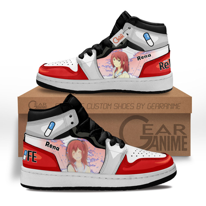 ReLIFE Rena Kariu Kids Sneakers Anime Custom Shoes MV0603 Gear Anime