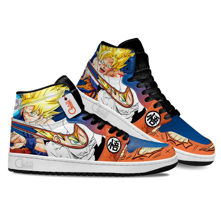 Goku Super Saiyan Shoes DB Anime Custom Sneakers MN2102 Gear Anime