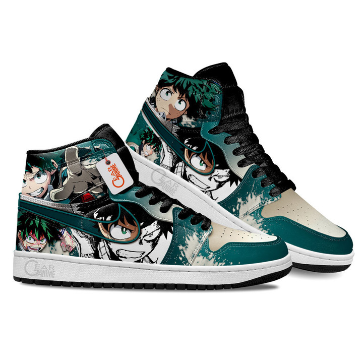 Deku Shoes MHA Anime Custom Sneakers MN2102 Gear Anime