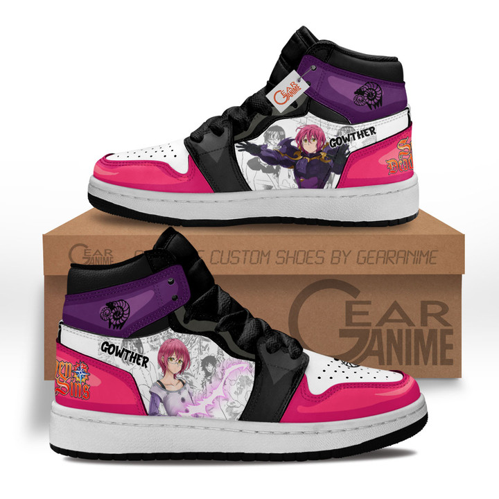 Seven Deadly Sins Gowther Anime Custom Kids Sneakers MV1503 Gear Anime