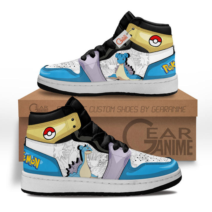 Pokemon Lapras Kids Shoes Manga Anime Custom Kid Sneakers MV2703 Gear Anime