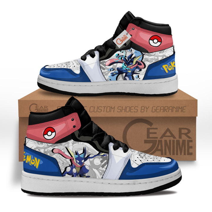 Pokemon Greninja Kids Shoes Manga Anime Custom Kid Sneakers MV2703 Gear Anime