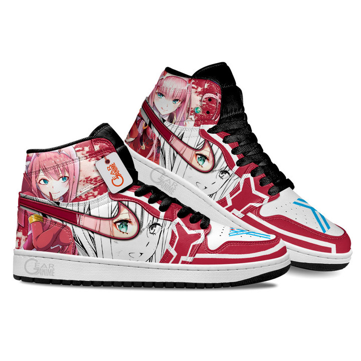 Zero Two Code 002 Sneakers Custom Anime Shoes MN0504 Gear Anime