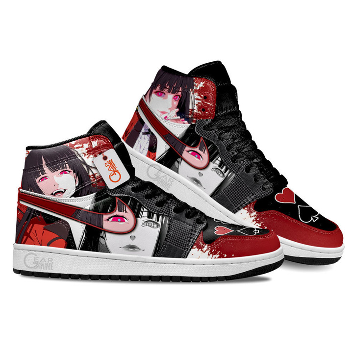 Kakegurui Jabami Yumeko Sneakers Custom Anime Shoes MN0504 Gear Anime