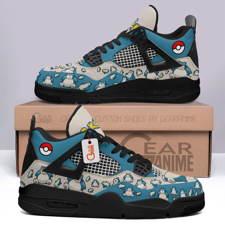 Pokemon Snorlax J4 Sneakers Custom Anime Shoes MN3103 - Gear Anime