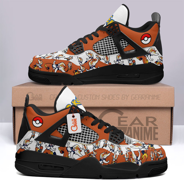 Pokemon Cinderace J4 Sneakers Custom Anime Shoes MN3103 - Gear Anime