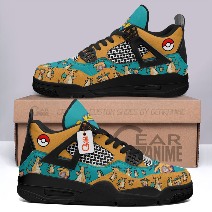 Pokemon Dragonite J4 Sneakers Custom Anime Shoes MN3103 - Gear Anime