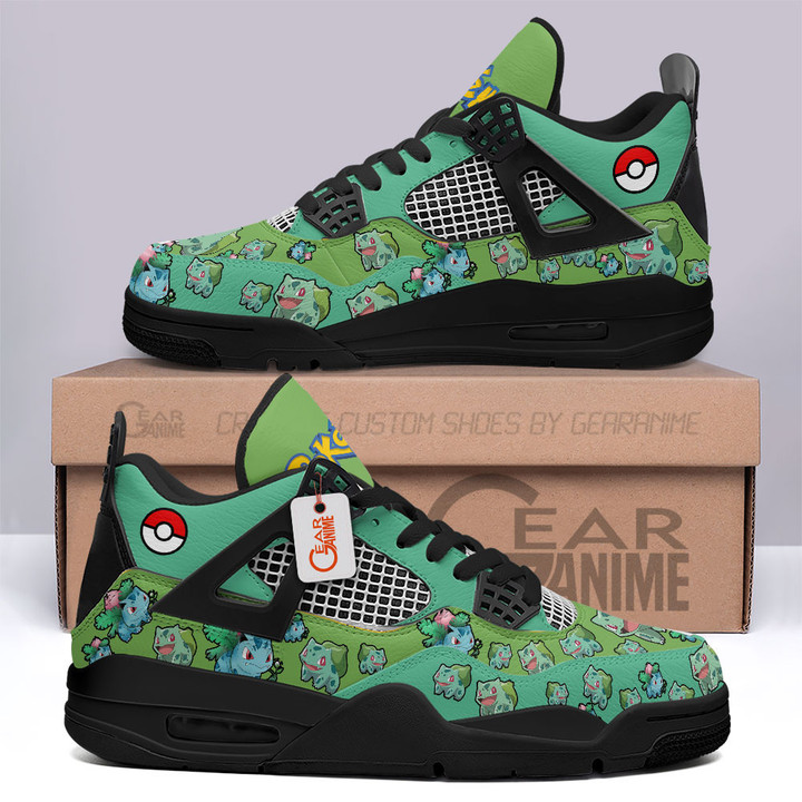 Pokemon Bulbasaur J4 Sneakers Custom Anime Shoes MN3103 - Gear Anime