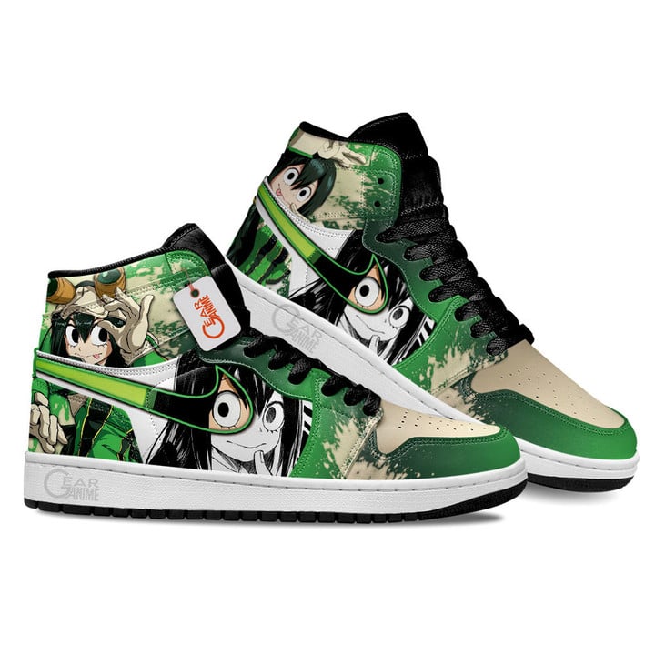 Tsuyu Asui Sneakers Custom MHA Anime Shoes MN0504 Gear Anime