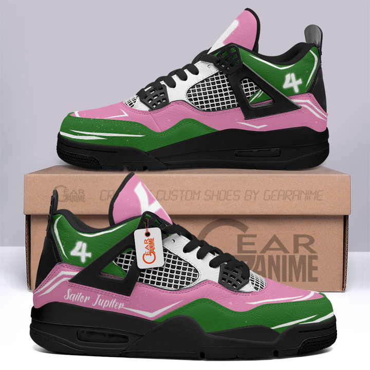 Sailor Jupiter Sneakers Anime Personalized Shoes MV1304 - Gear Anime