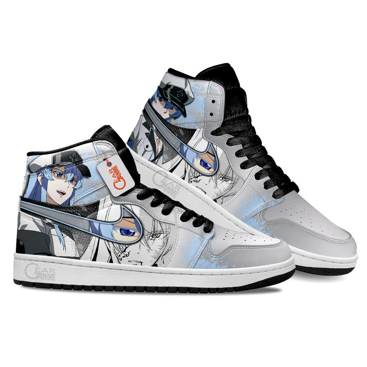 Esdeath Sneakers Custom Manga Anime Shoes MN0504 Gear Anime