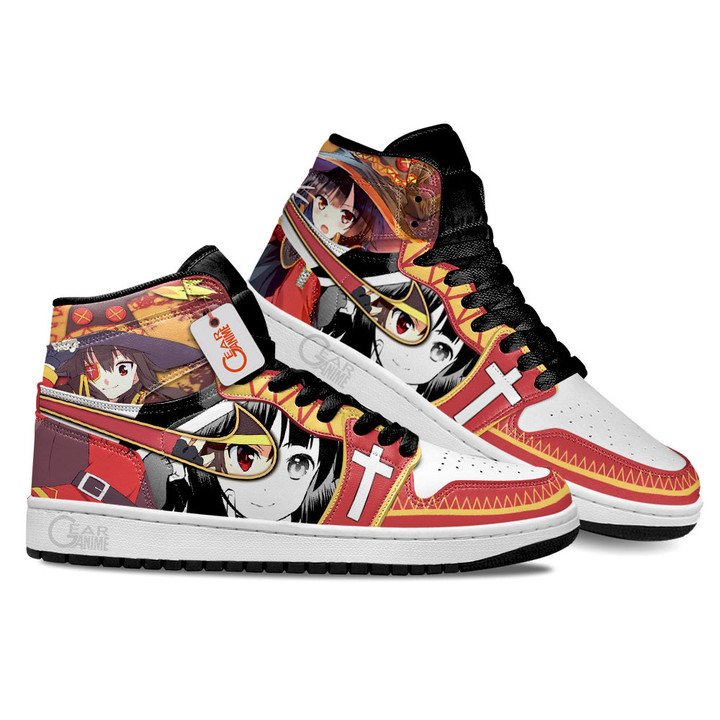 Megumin Sneakers Custom KonoSuba Manga Anime Shoes MN0504 Gear Anime