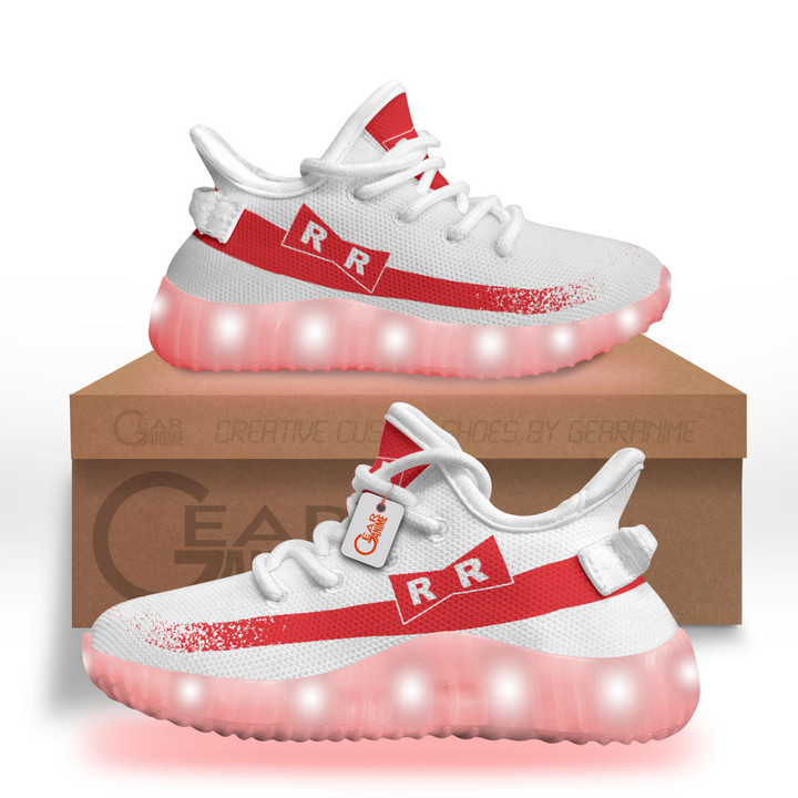 The Red Ribbon Army Kids Led Shoes Custom Anime Sneakers MV0805Gear Anime