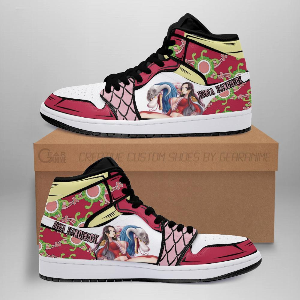 Boa Hancock Sneakers Custom Anime One Piece Shoes - GearAnime