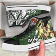 Gon Adult High Top Shoes Custom Manga Anime Hunter X Hunter Sneakers - 2 - GearAnime