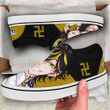 Kazutora Hanemiya Slip On Sneakers Custom Anime Tokyo Revengers Shoes - 3 - GearAnime