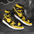 Akt Sneakers Yellow Custom Anime Shoes - 2 - GearAnime
