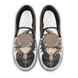 Makoto Naegi Slip On Sneakers Custom Anime Danganronpa Shoes - 1 - GearAnime