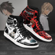 Light Yagami and L Lawliet Sneakers Custom Death Note Anime Shoes - 2 - GearAnime