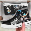 Black Star High Top Shoes Custom Manga Anime Soul Eater Sneakers - 2 - GearAnime