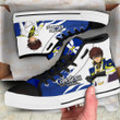 Code Geass Suzaku Kururugi High Top Shoes Custom Anime Sneakers - 2 - GearAnime