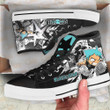 Soul Black Star High Top Shoes Custom Manga Anime Soul Eater Sneakers - 2 - GearAnime