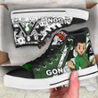 Gon Freecss High Top Shoes Custom Manga Anime Hunter X Hunter Sneakers - 2 - GearAnime