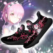 Re Zero Ram Reze Shoes Custom Starting Life in Another World Anime Sneakers - 3 - GearAnime
