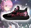 Re Zero Ram Reze Shoes Custom Starting Life in Another World Anime Sneakers - 4 - GearAnime
