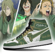 Green Mantis Magic Knight Sneakers Black Clover Sneakers Anime - 3 - GearAnime