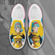 Bulma Slip On Sneakers Dragon Ball Custom Anime Shoes PN11 - 3 - GearAnime