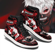 Ken Kaneki Sneakers Tokyo Ghoul Anime High Top Shoes Custom - 2 - GearAnime
