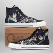 Yato High Top Shoes Custom Noragami Anime Sneakers