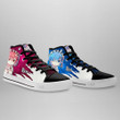 Ram and Rem High Top Shoes Custom Re:Zero Anime Sneakers