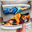 Goku and Luffy Slip-On Shoes Canvas Custom Anime Shoes Otaku Gift Ideas