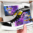 Dr. Hedo High Top Shoes Dragon Ball Super Custom Anime Sneakers Gear Anime