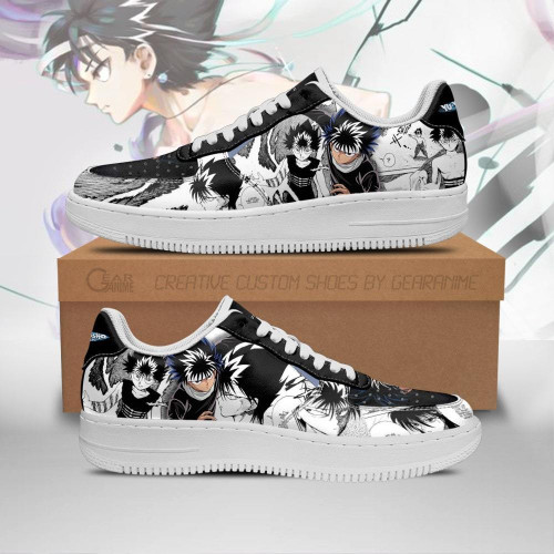 Hiei Sneakers Yu Yu Hakusho Anime Manga Shoes