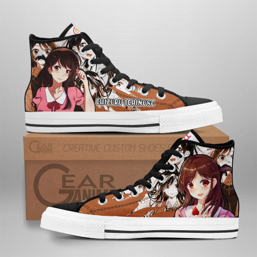 Chizuru Ichinose High Top Shoes Custom Rent A Girlfriend Anime Sneakers