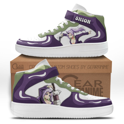 Shion Sneakers Air Mid Custom Reincarnated as a Slime Anime Shoes