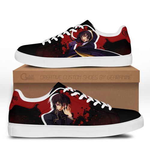 Lelouch Lamperouge Skate Sneakers Custom Anime Shoes