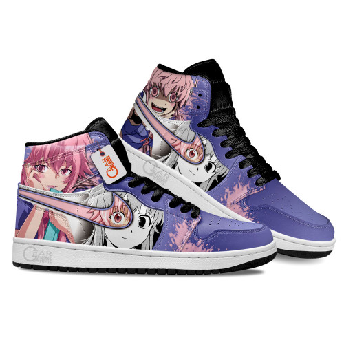 Yuno Gasai Sneakers Custom Future Diary Anime Shoes04
